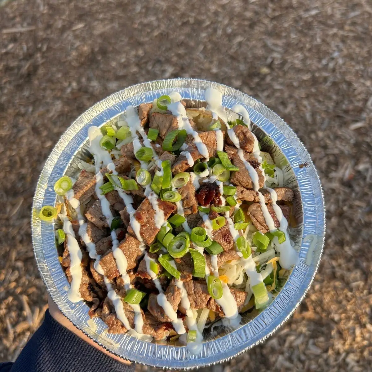 Mexican Baked Potato with Carne Asada, Rico Taco Windsor