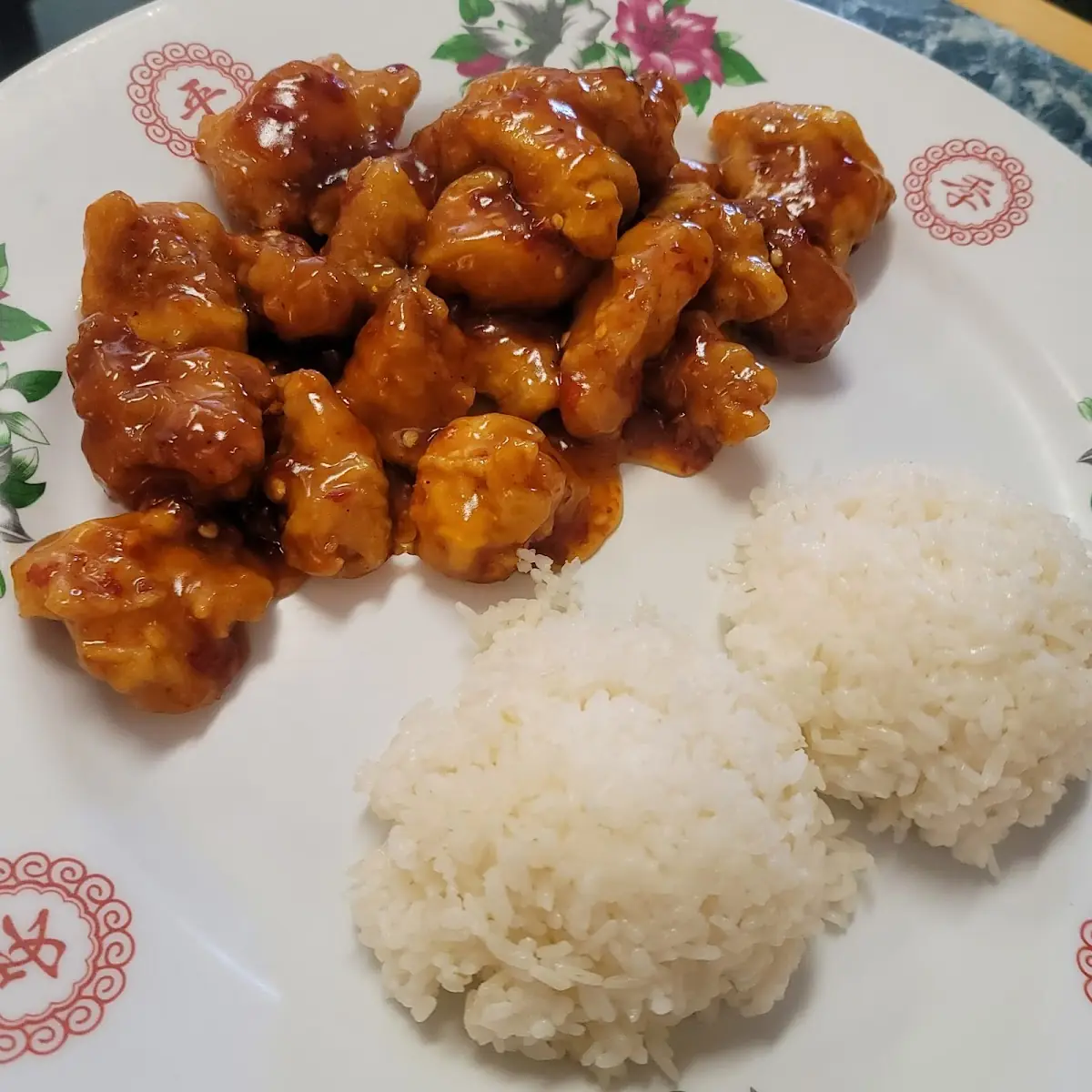 General TSO's Chicken w Rice