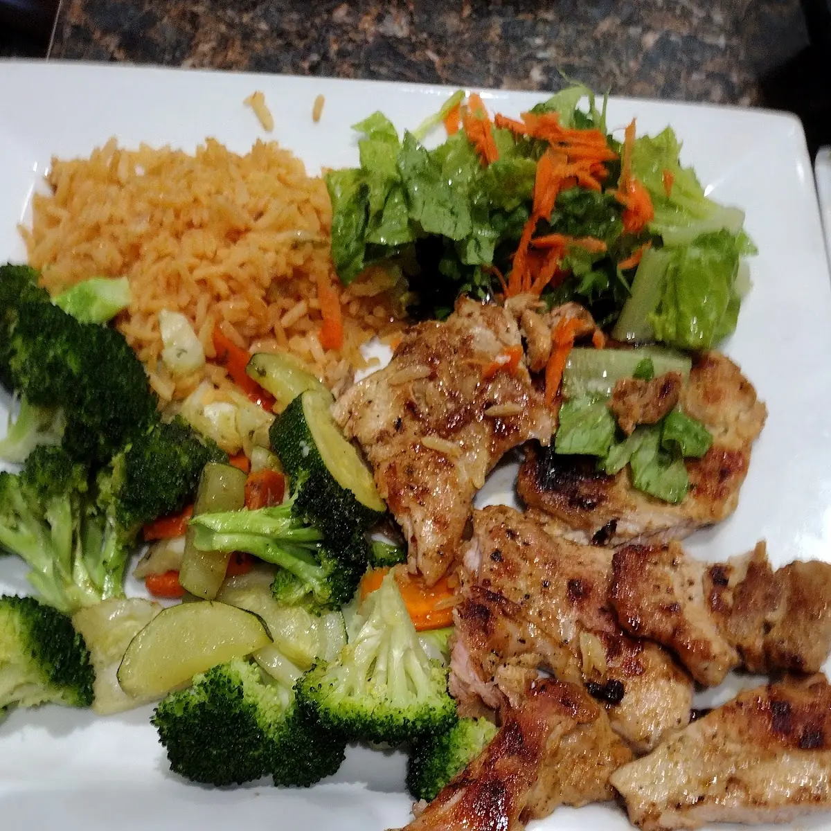 Grilled Chicken and Vegetables