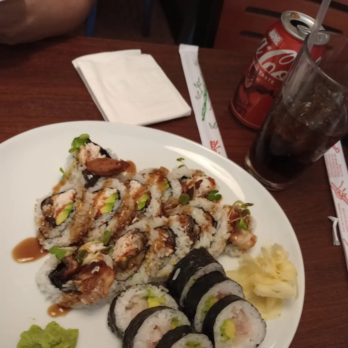 Eel Roll and Tuna Roll