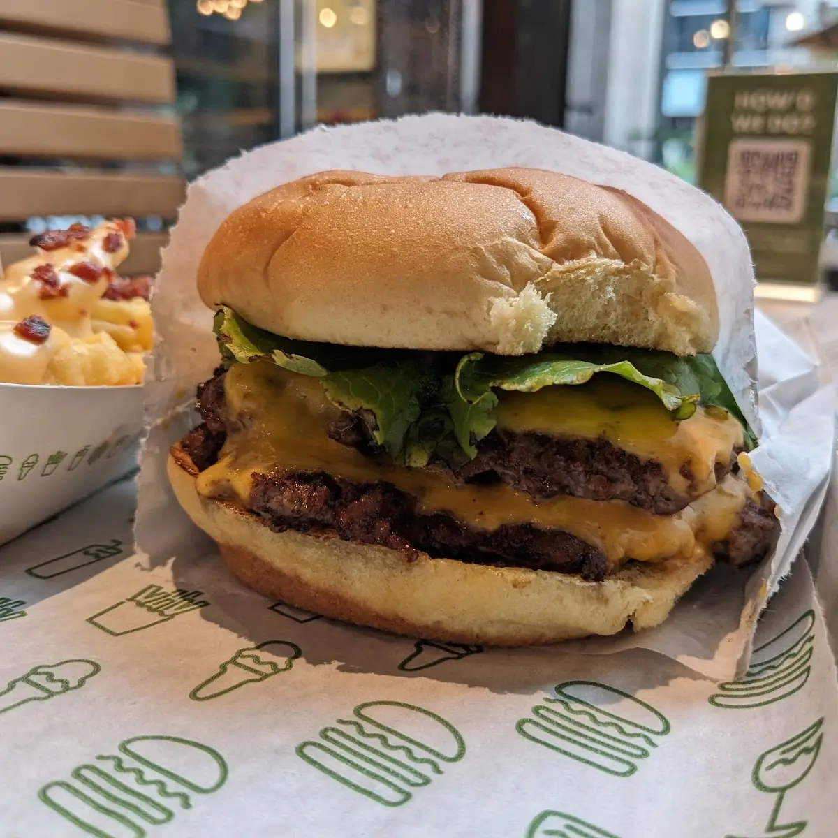 Shackburger and Loaded Fries