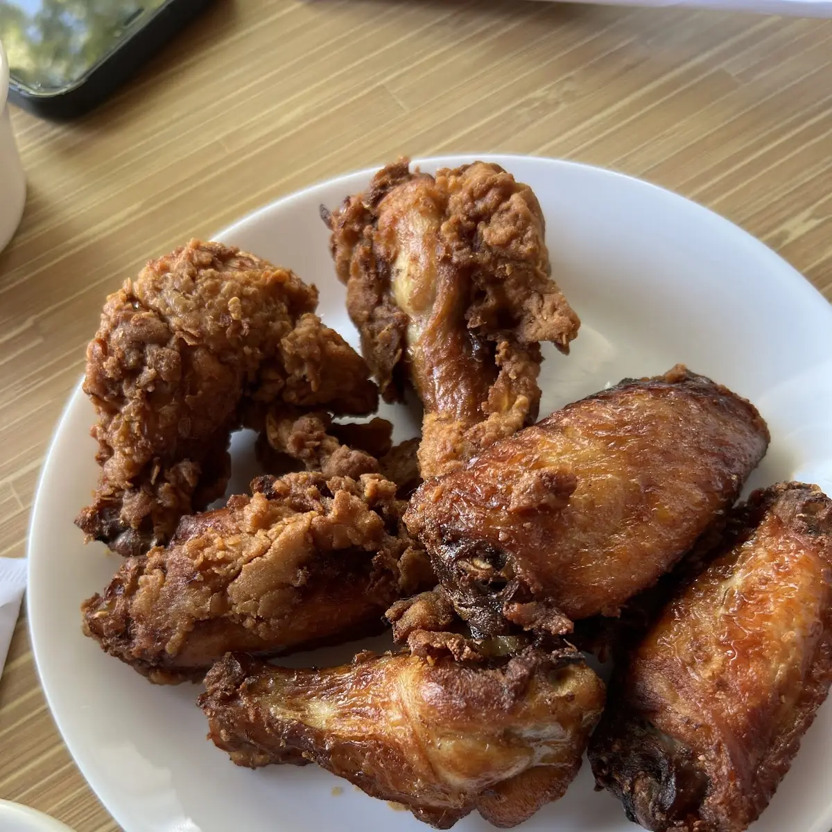 Canh GA Chien Fried Chicken Wings Lightly Battered