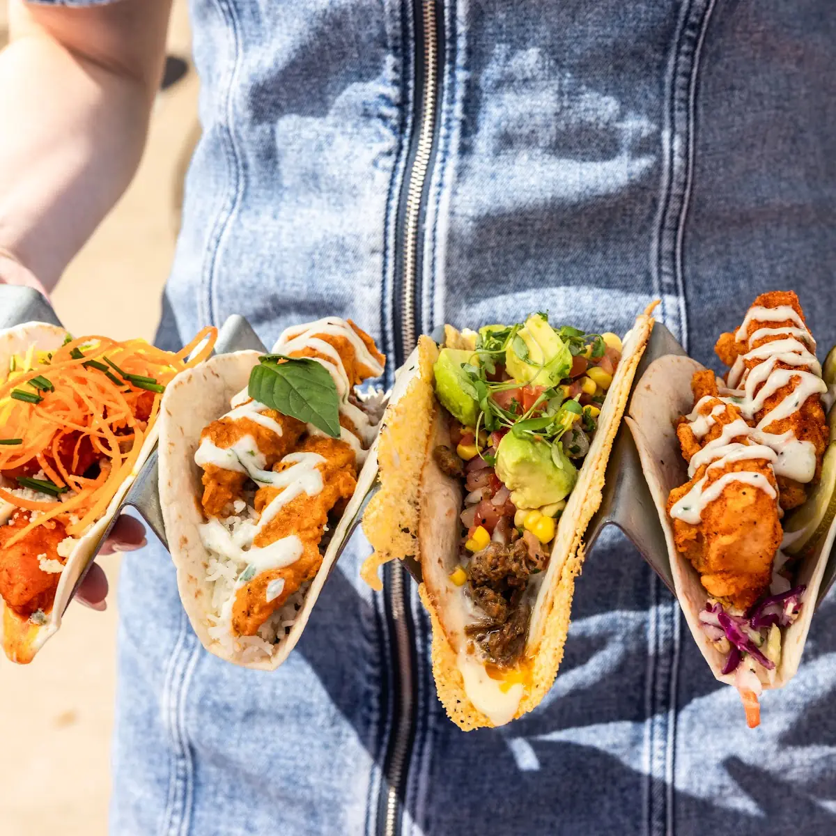 Three Street Style Tacos