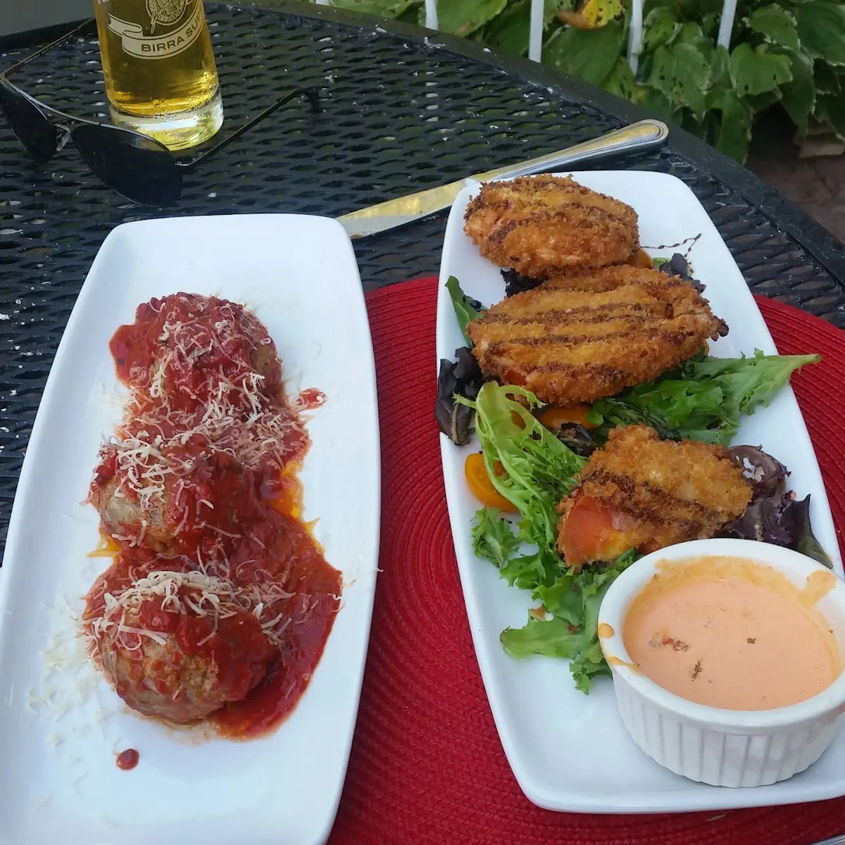 Meatballs and Crab Cakes