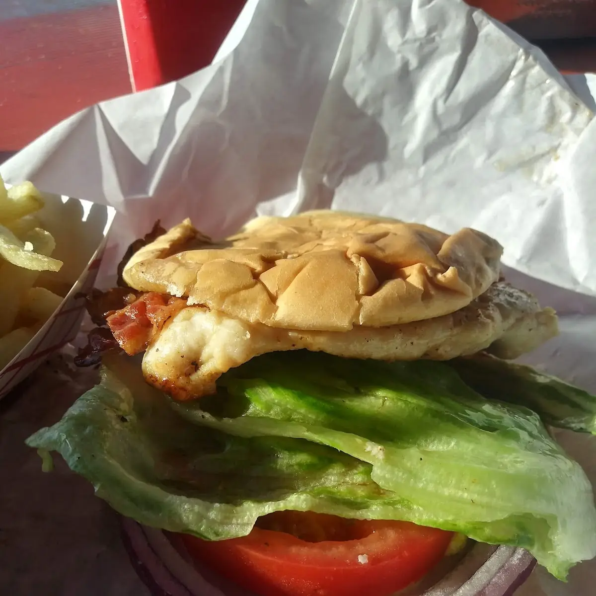 Grilled Chicken Sandwich with Bacon