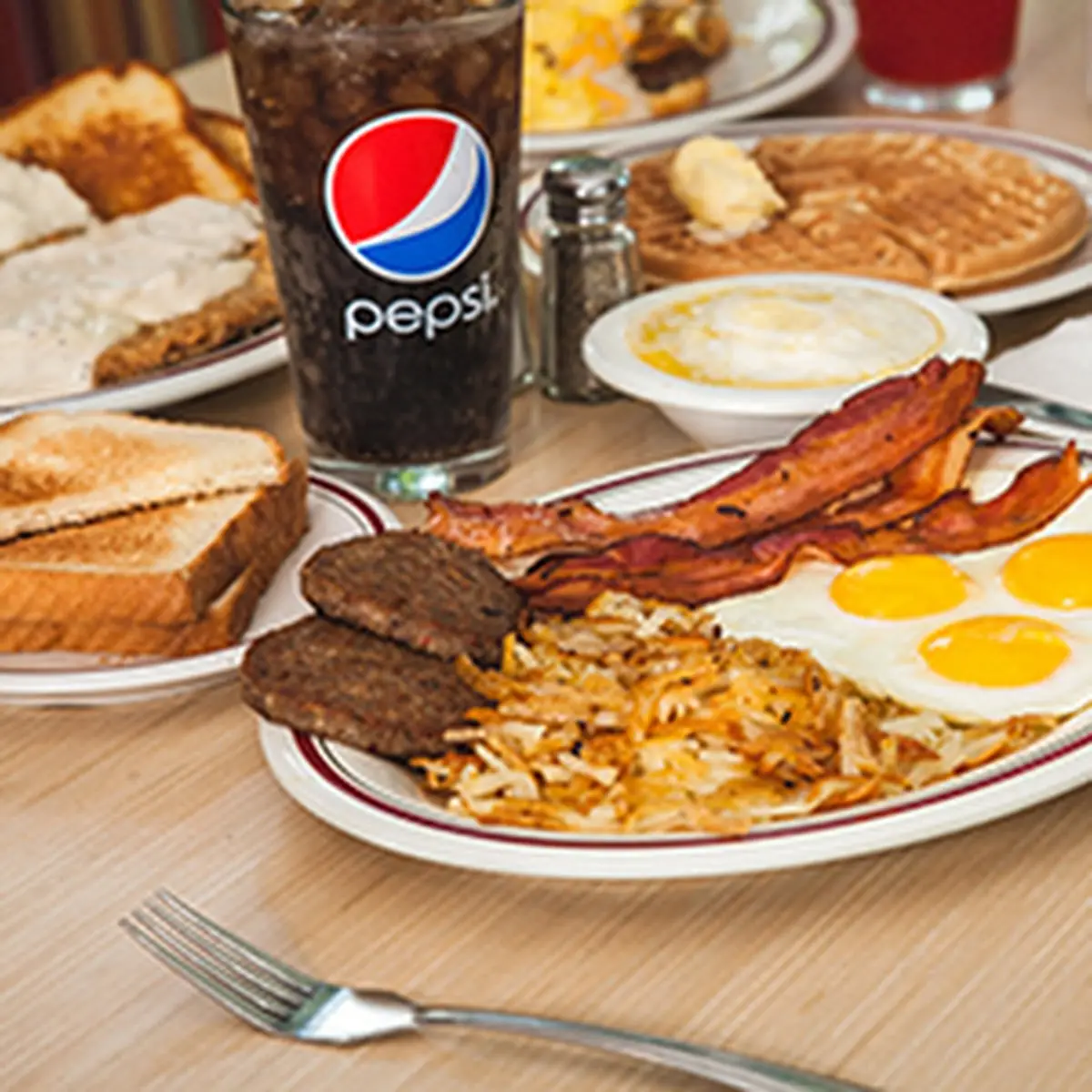 Hashbrowns All the Way with Two Eggs Combo