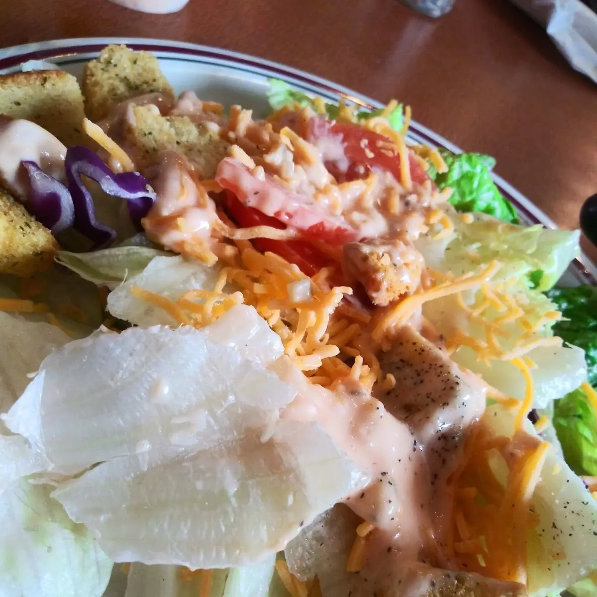 Side Salad with Thousand Island