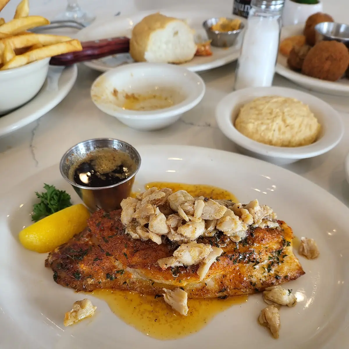 Stuffed Red Snapper with Asparagus and Green Beans