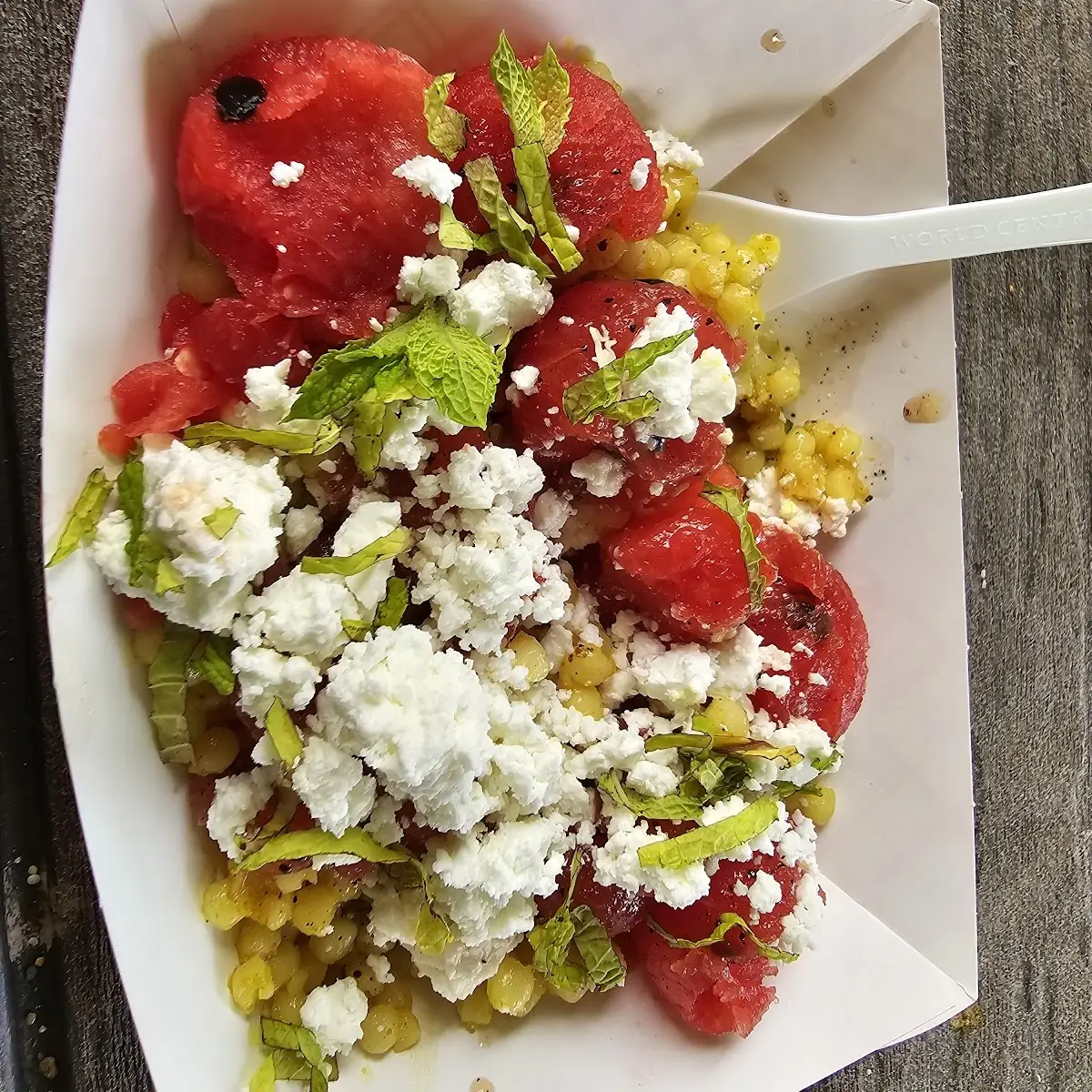 Watermelon Feta Couscous Salad