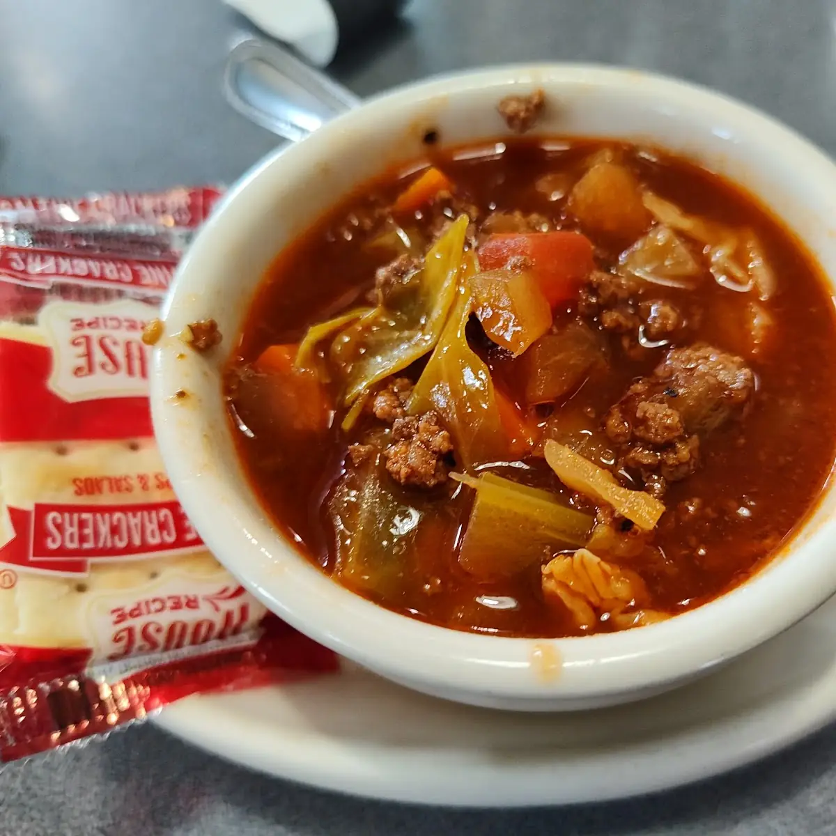 Hamburger and Cabbage Soup
