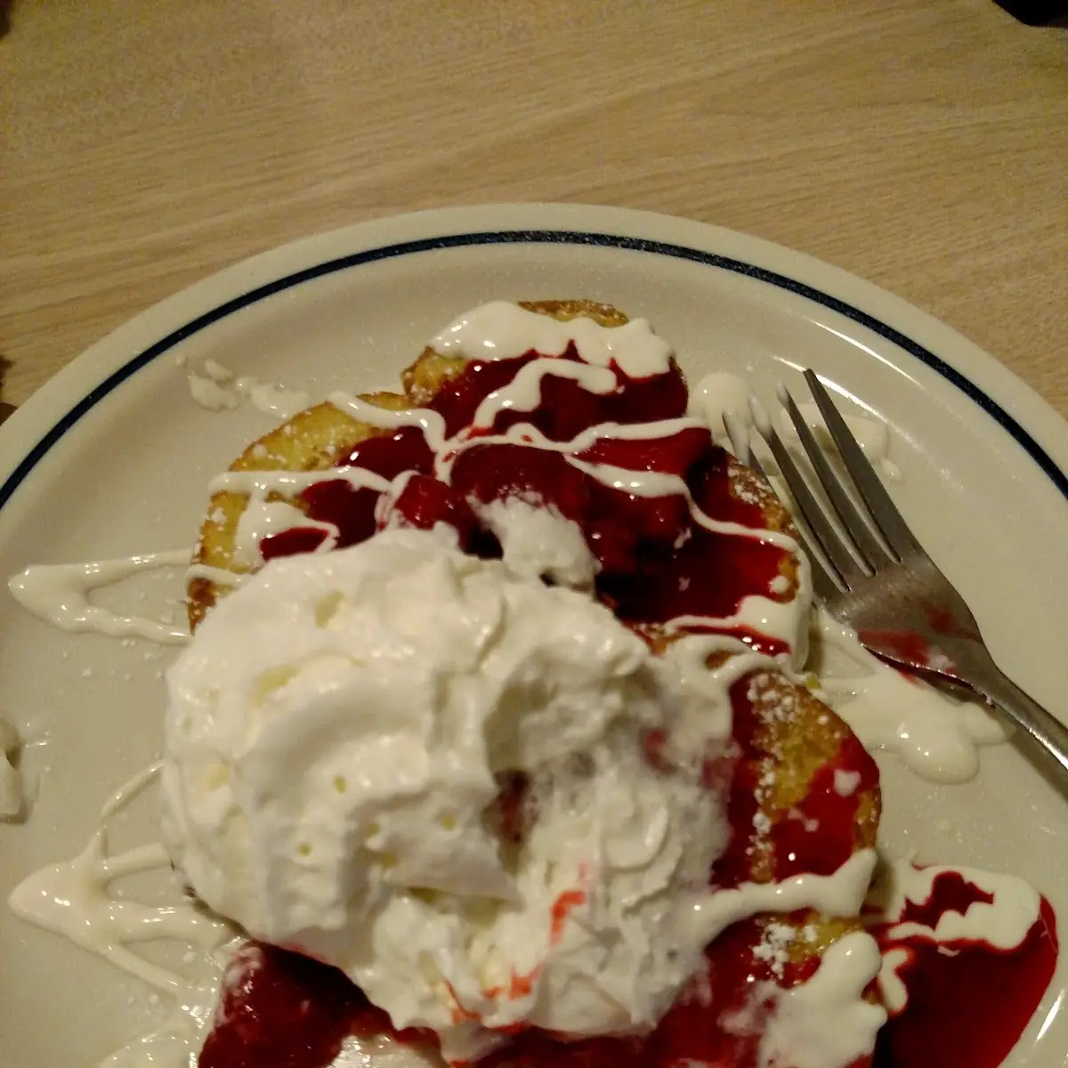 French Crepes with Vanilla Ice Cream