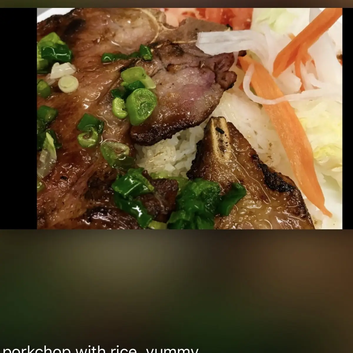 Charbroiled Pork with Steamed Rice