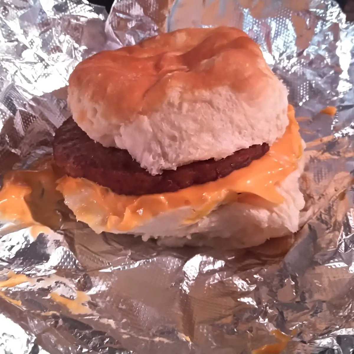 Sausage Egg and Cheese Biscuit