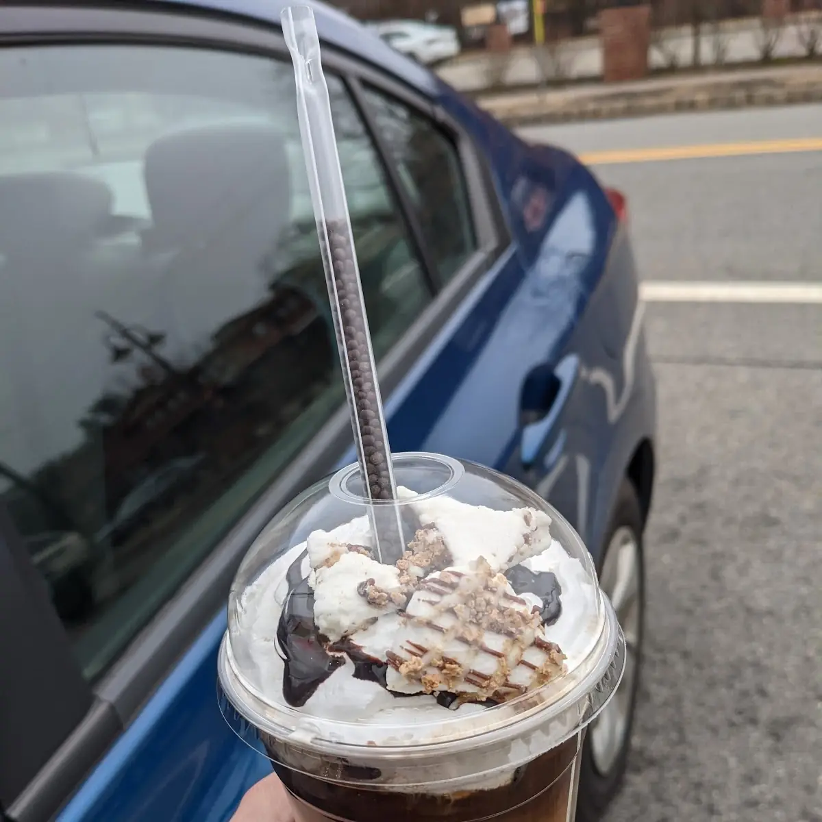 Iced Toasted Marshmallow Latte