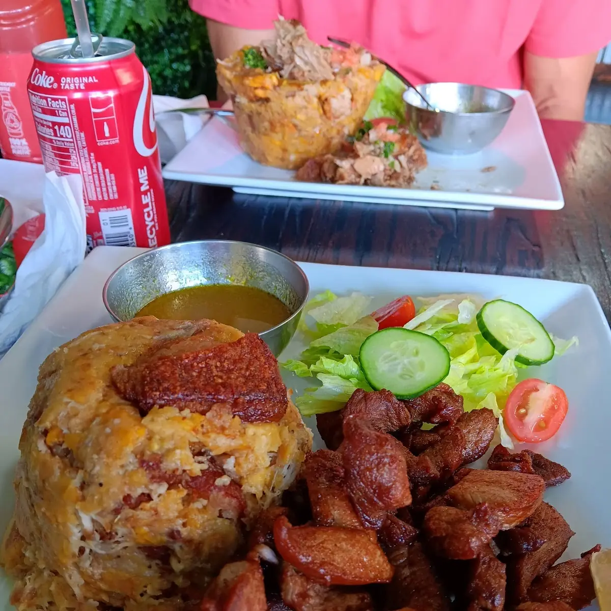 Mofongo Con Carne Frita