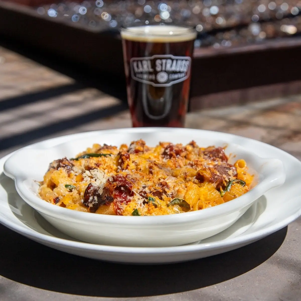 Chicken Parm Mac on Tap