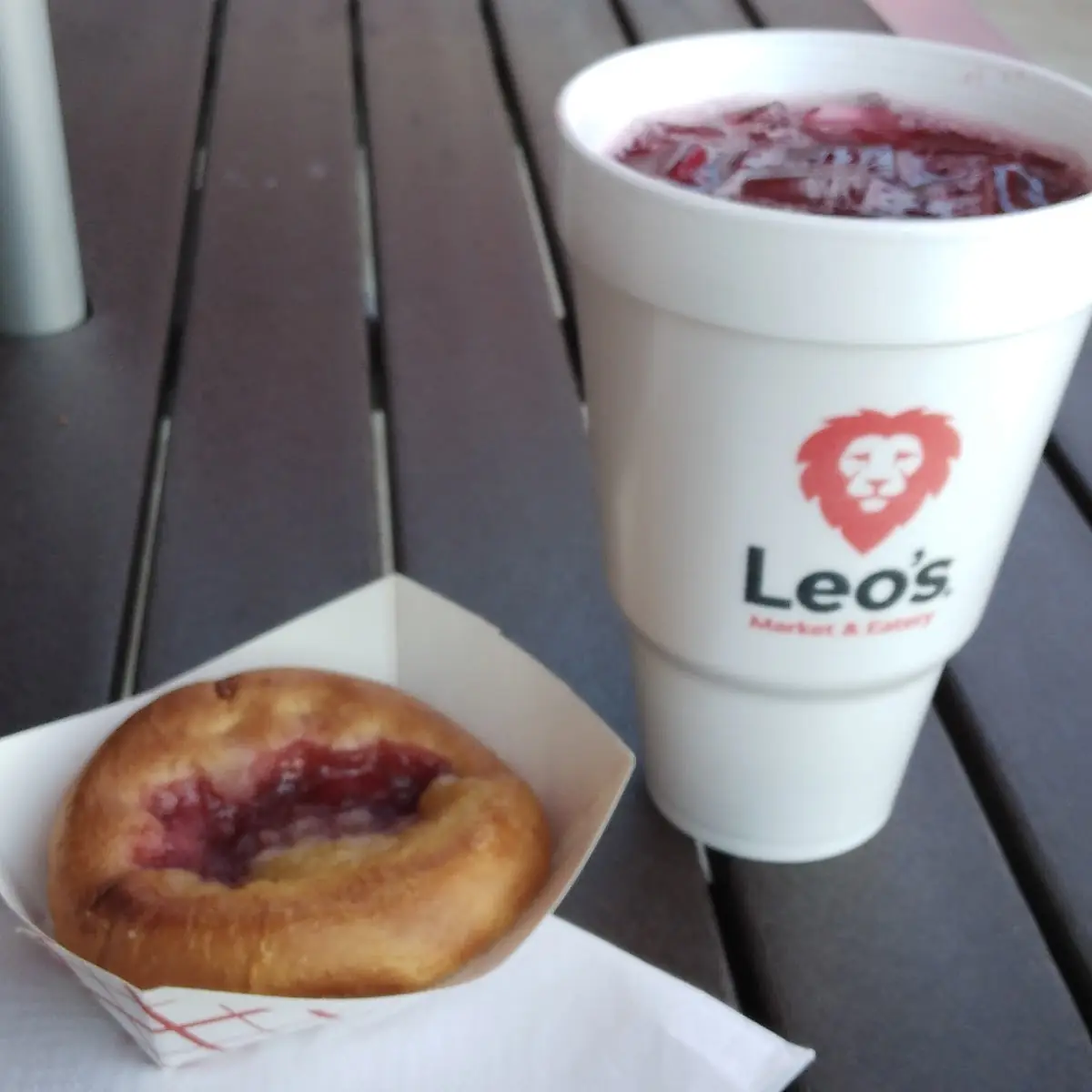 Lemonberry Kolache and Raspberry Hibiscus Tea