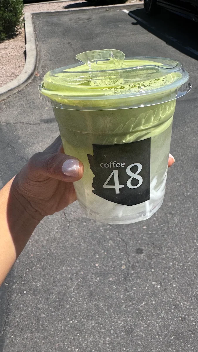 Matcha Latte w Almond Milk
