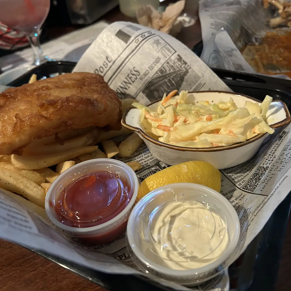 Traditional Fish & Chips Half Order