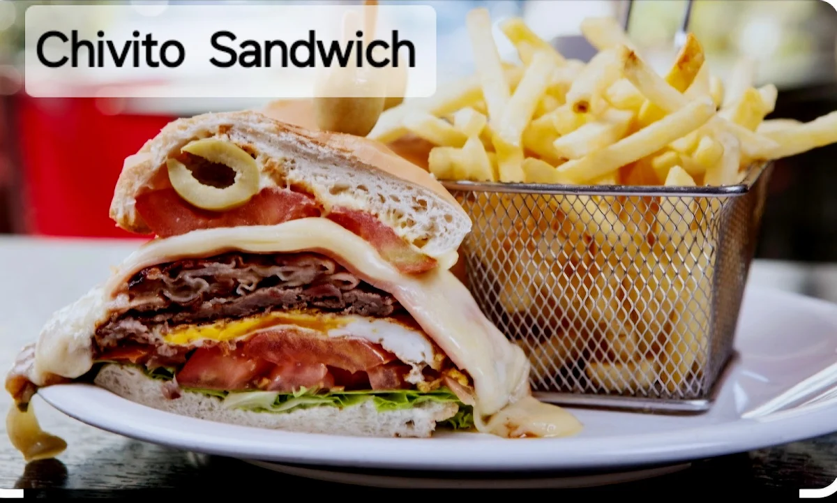 Chivito Sandwich Steak Sandwich
