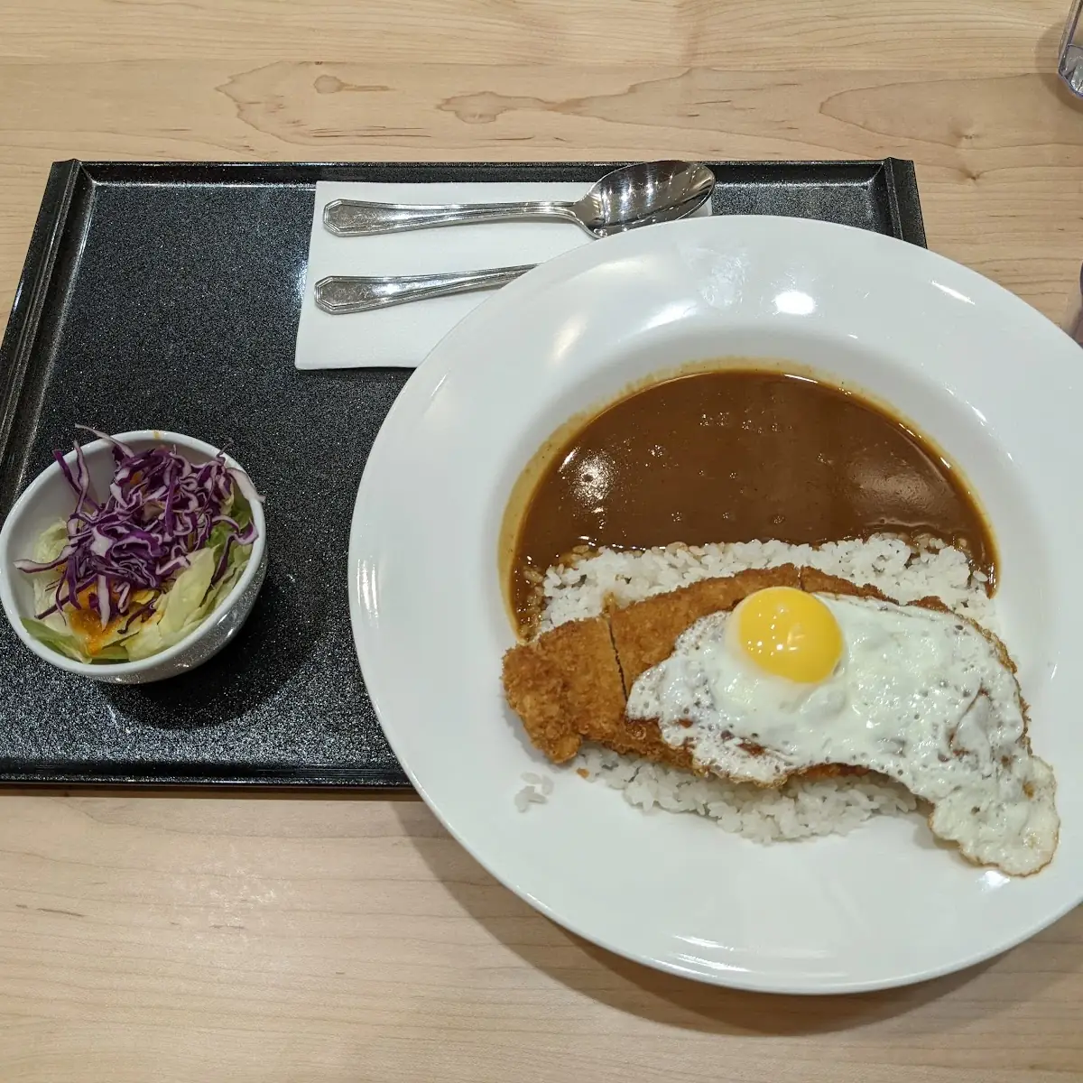 Ton-Katsu Curry with Sunny Side-Up