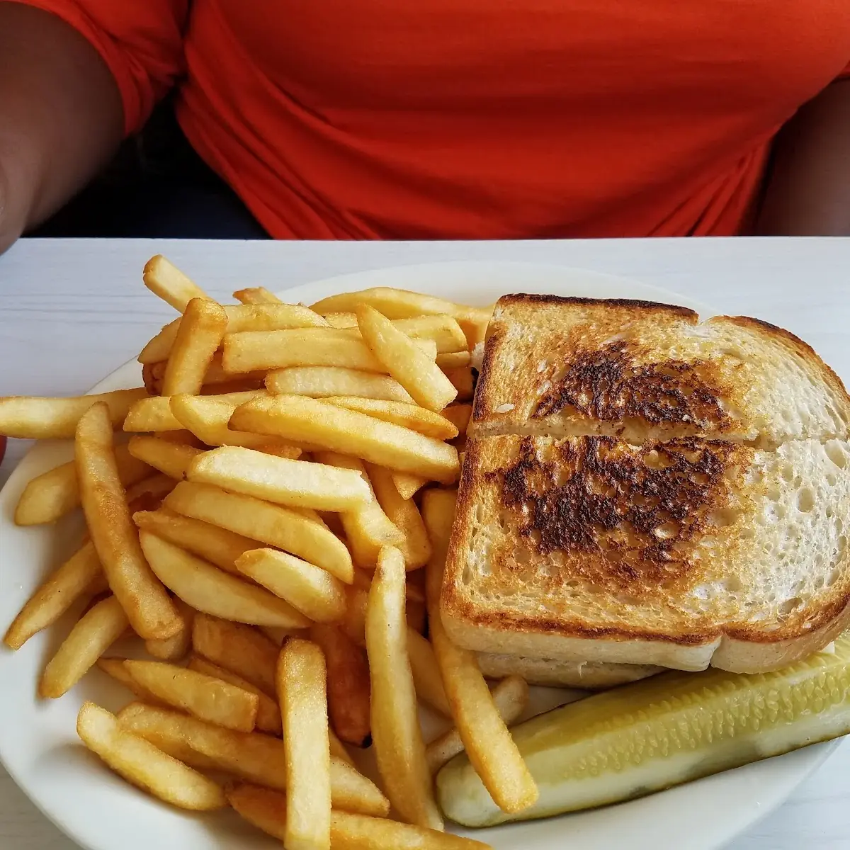Patty Melt with Fries