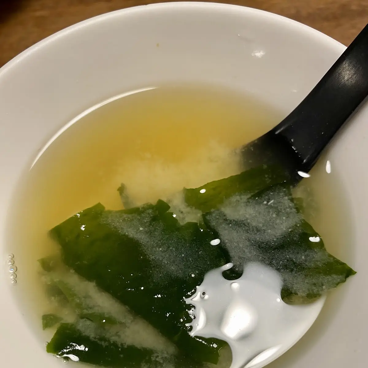 Clear Soup with Crab Meat Stick