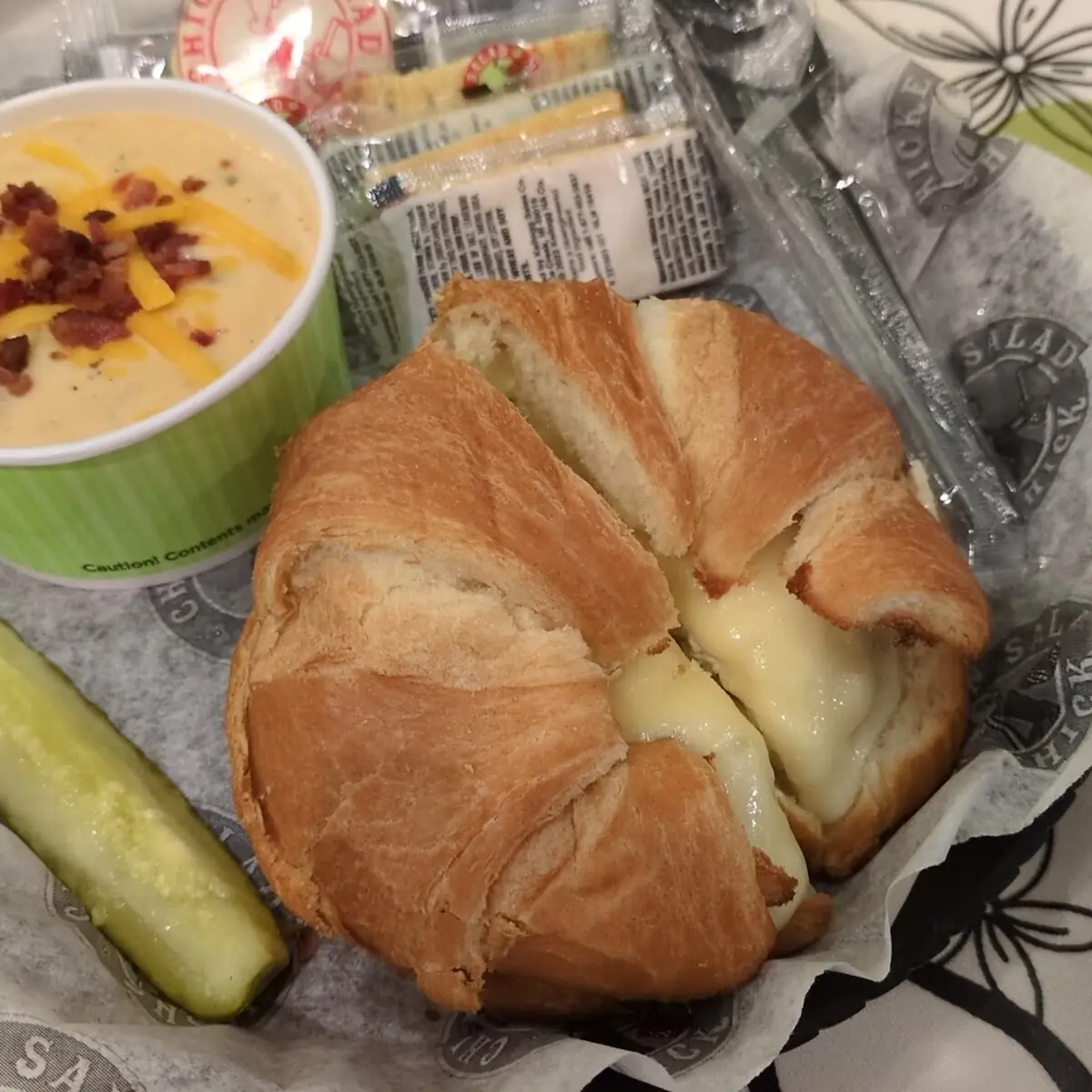Cheese Melt Chicken Salad Sandwich
