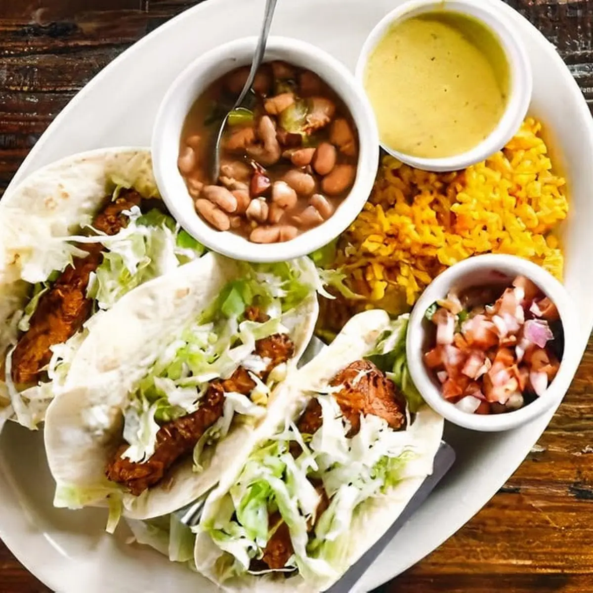 Chicken Taco with Rice