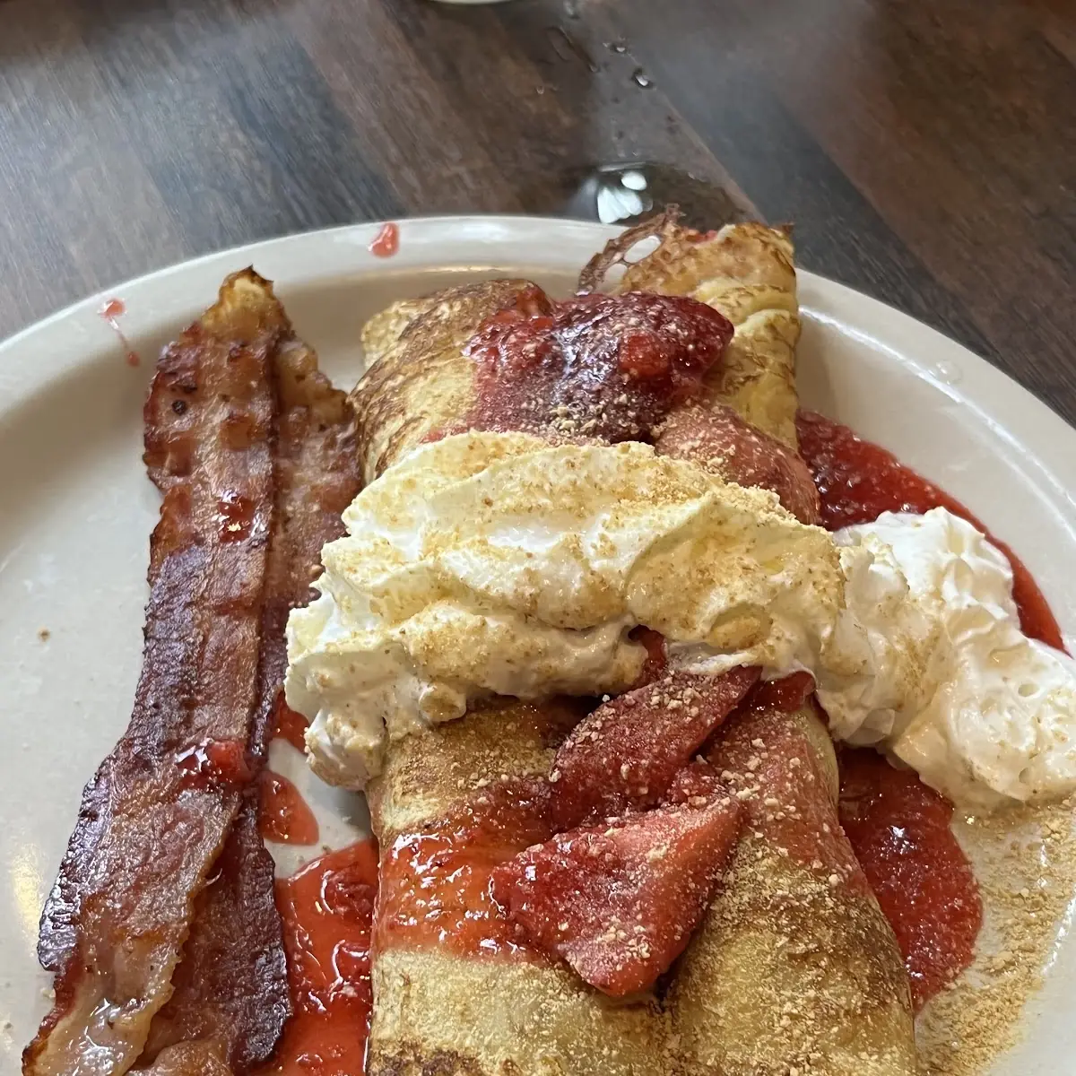 Strawberry Cheesecake Crepes