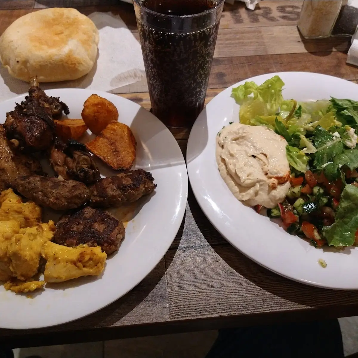 Mixed Grill Platter with Salads