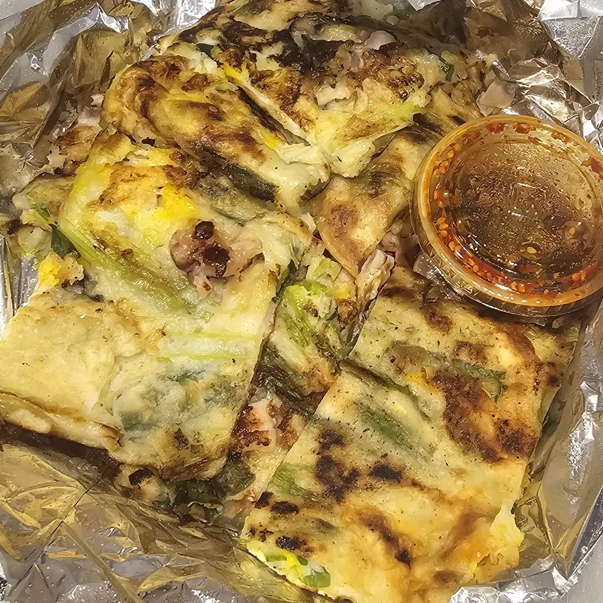 Seafood Pancakes