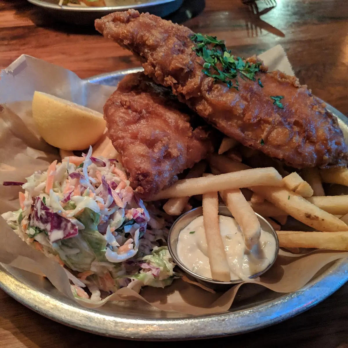 Beer Battered Fish Chips