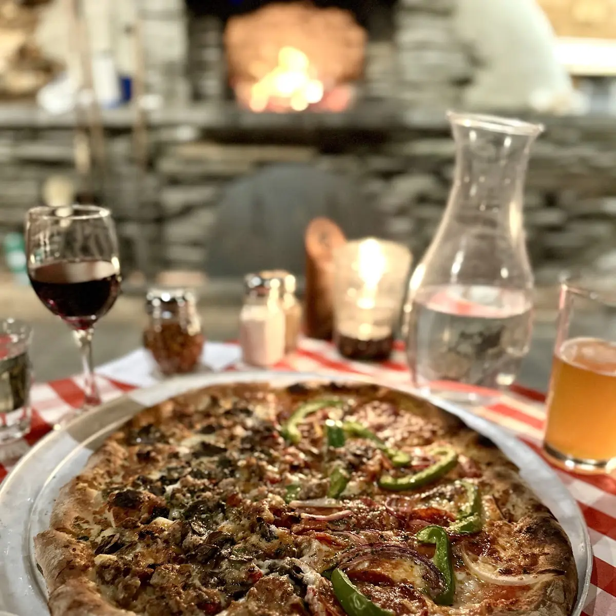 Mushroom and Sausage Pizza