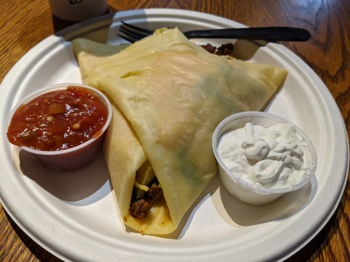 Egg and Chorizo Crepe