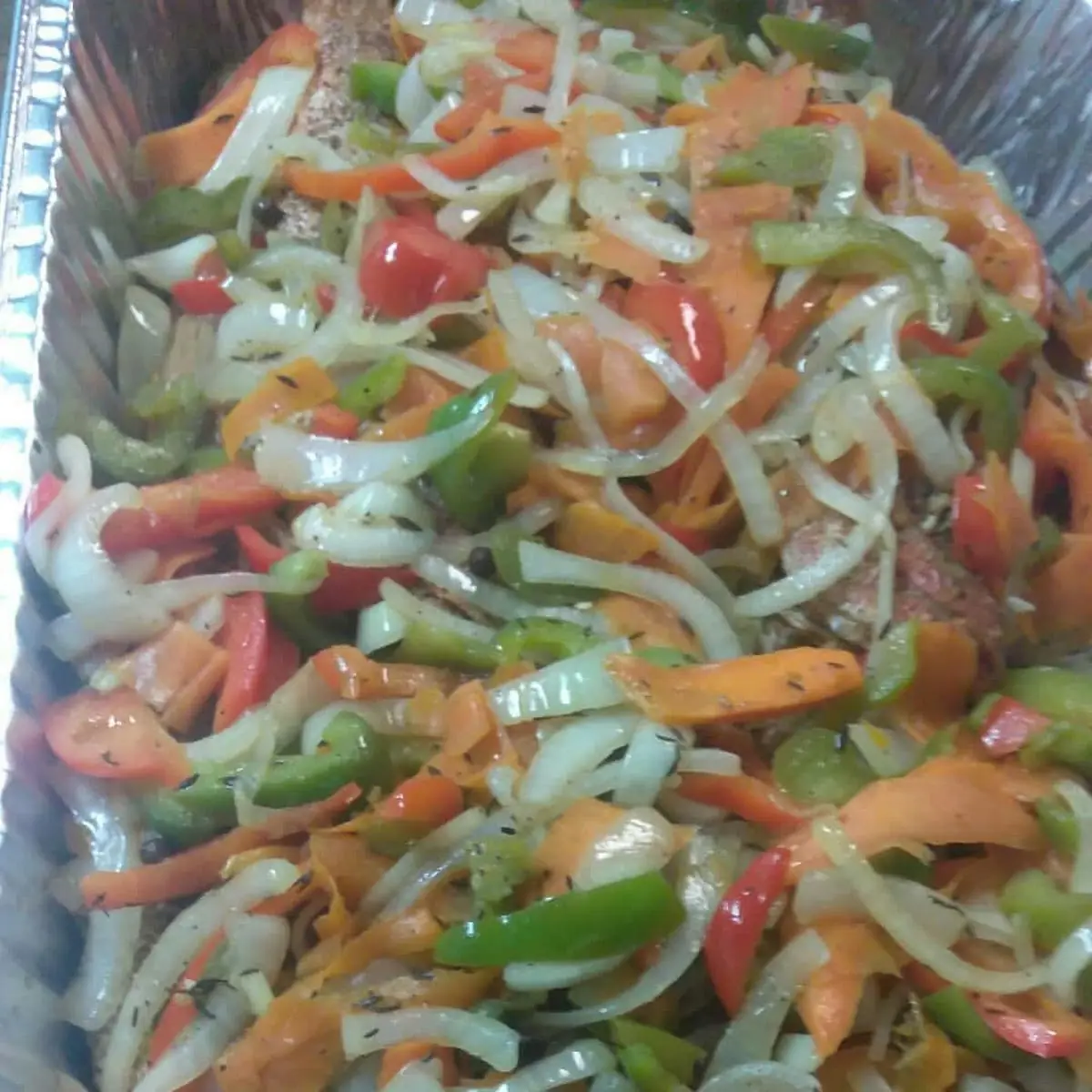 Escovich Fish with Peppers & Onions