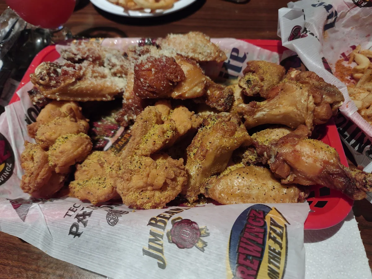Lemon Pepper and Garlic Parmesan Wings