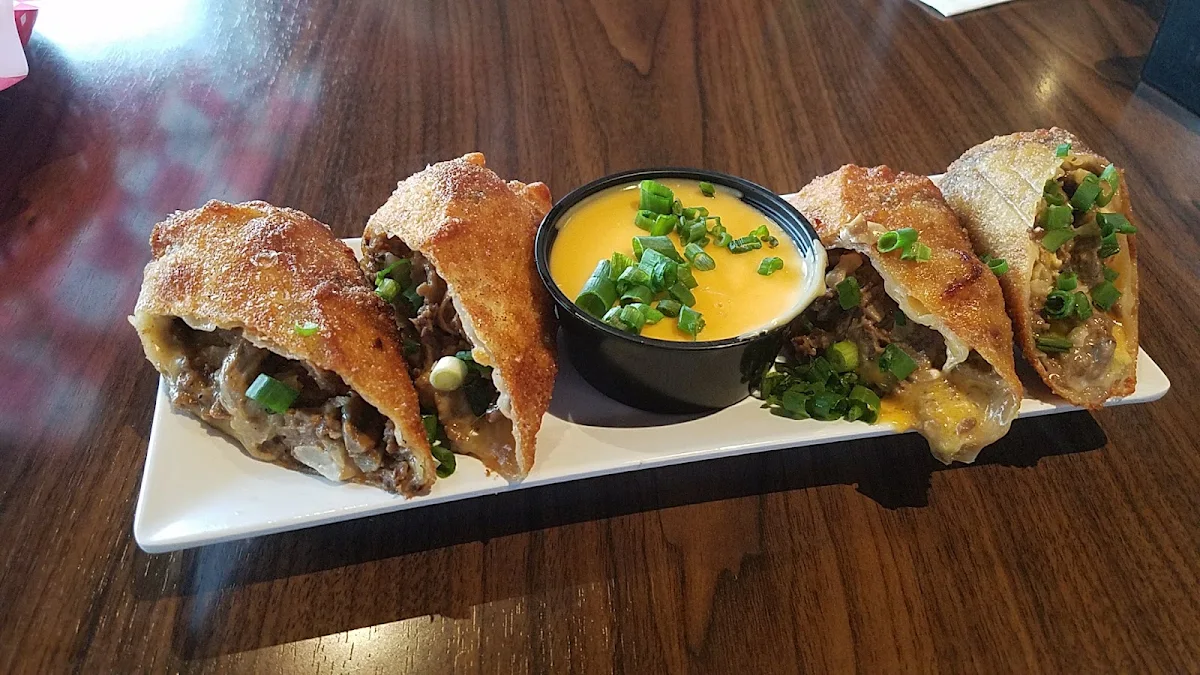 Philly Cheese Steak Egg Rolls