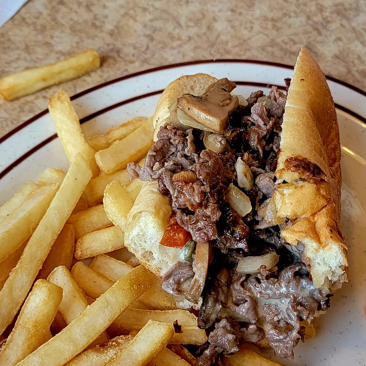 Philly Cheese Steak Sandwich
