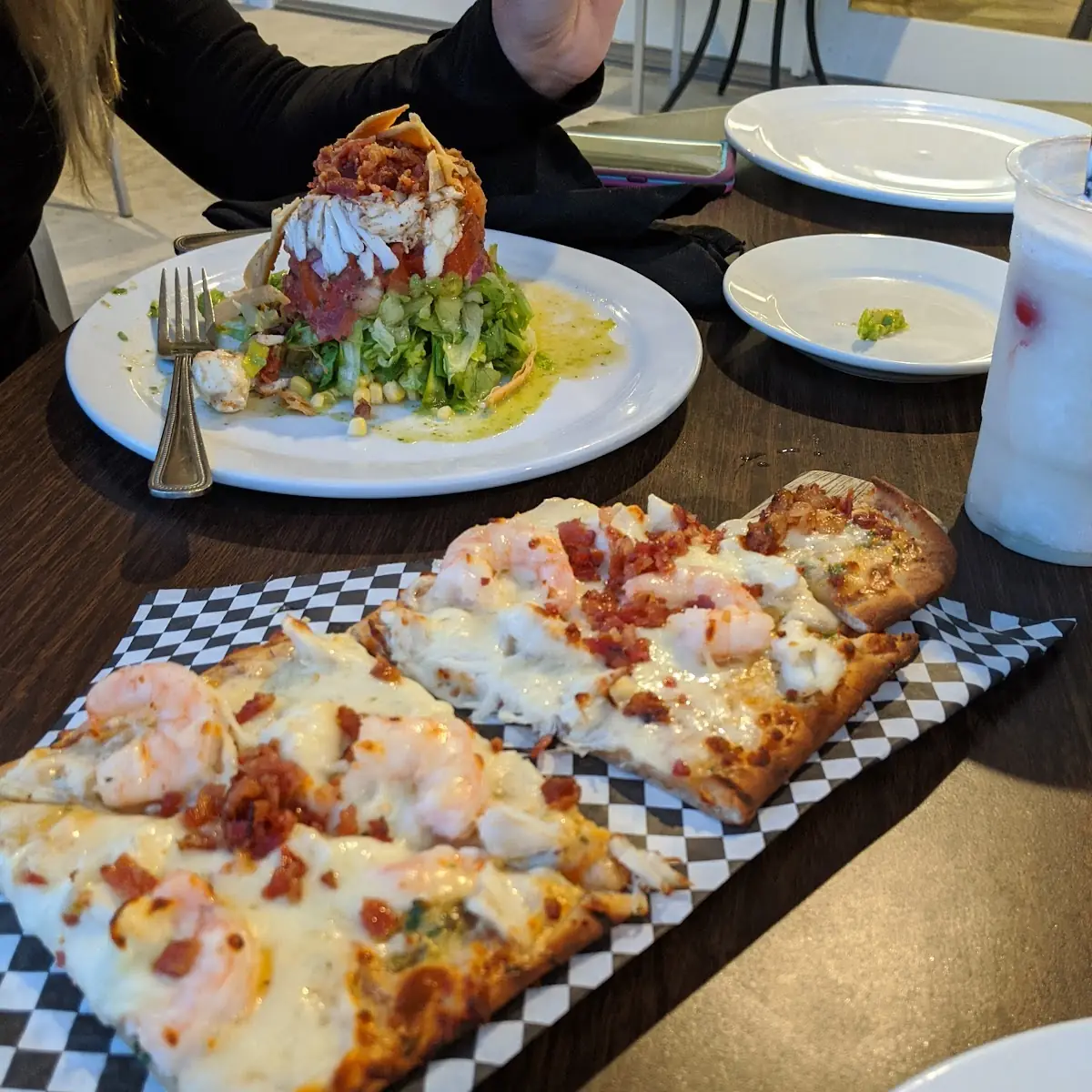 Crab Cobb Salad and Flat Bread