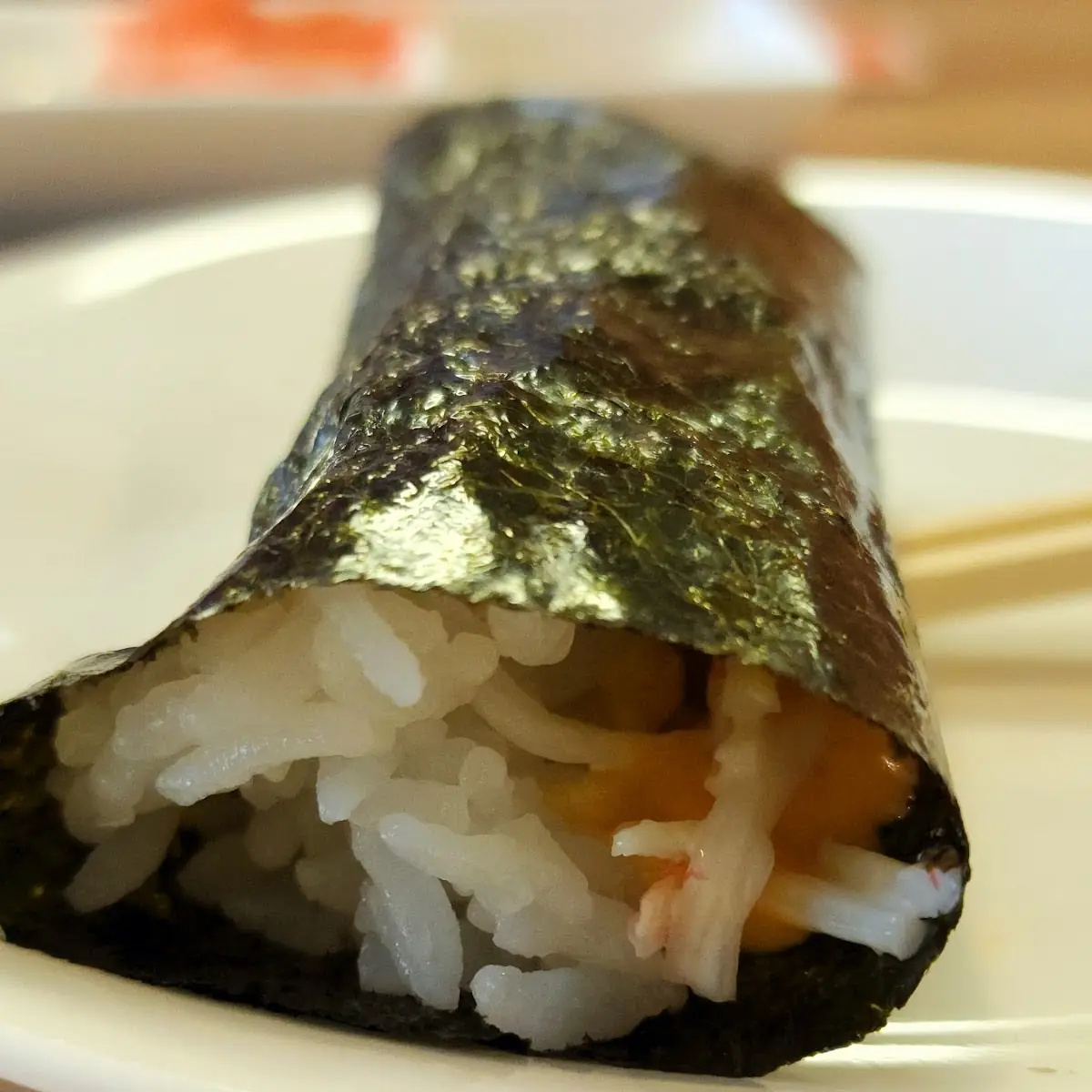 Immigration Crab Hand Roll