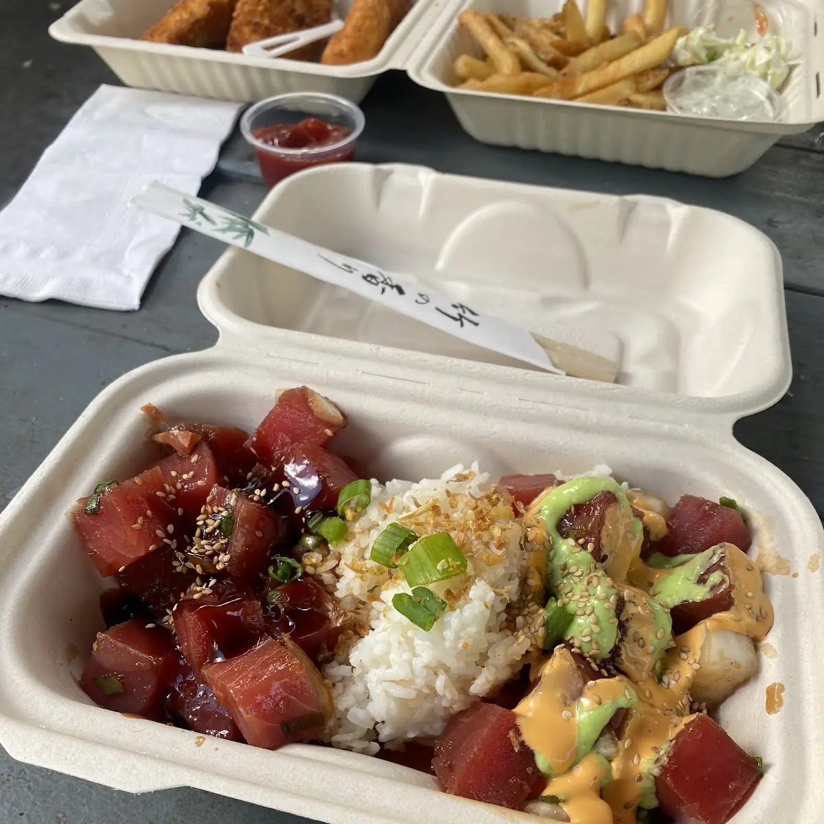 Spicy Ahi Poke Wrap