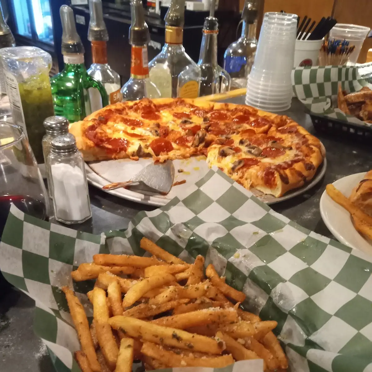 Pizza and Fries