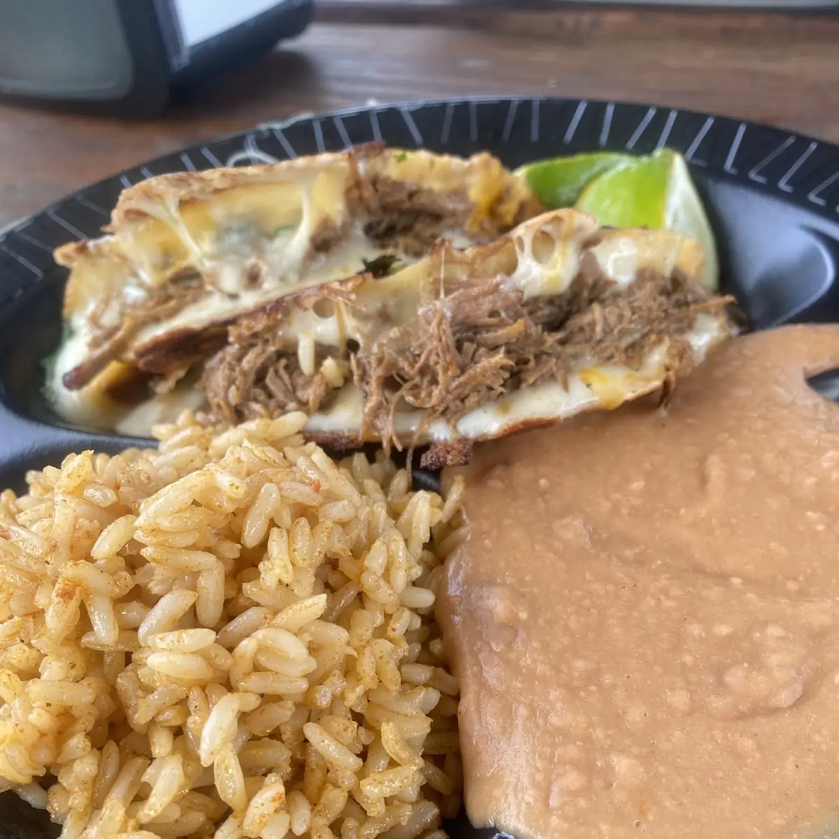 Quesa Birria Tacos Combo Fried Rice