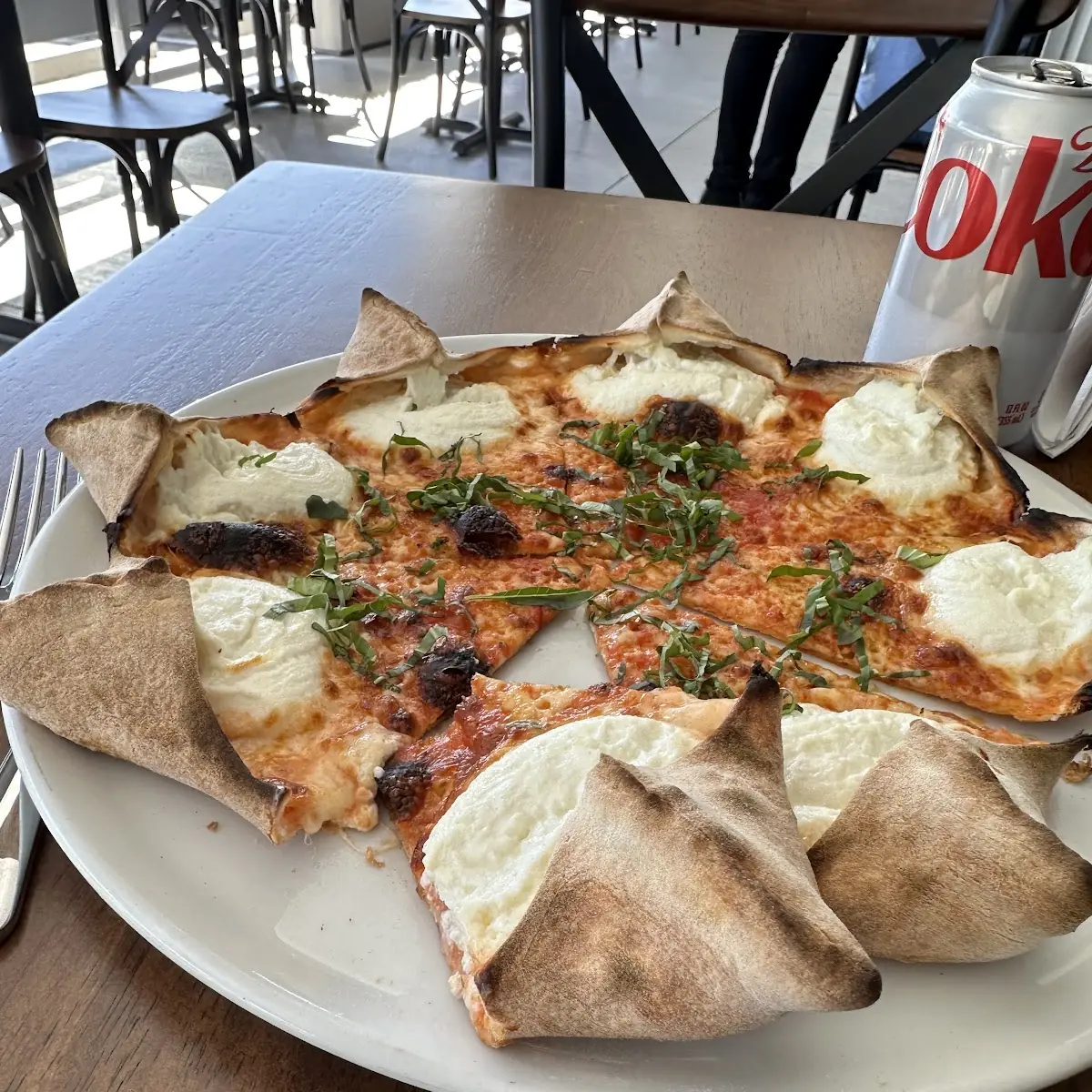 Star Shaped Pizza with Ricotta Filled Crust
