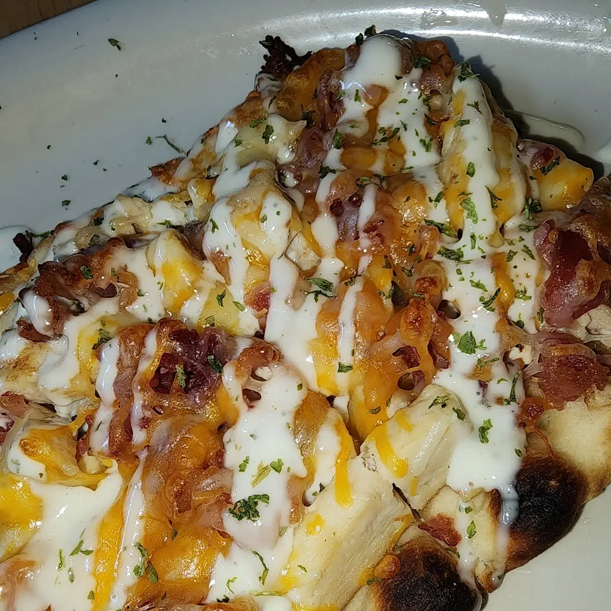 Chicken Bacon Ranch Flatbread