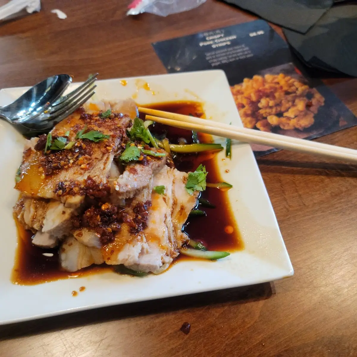 S1 Sliced Pork with Garlic Sauce