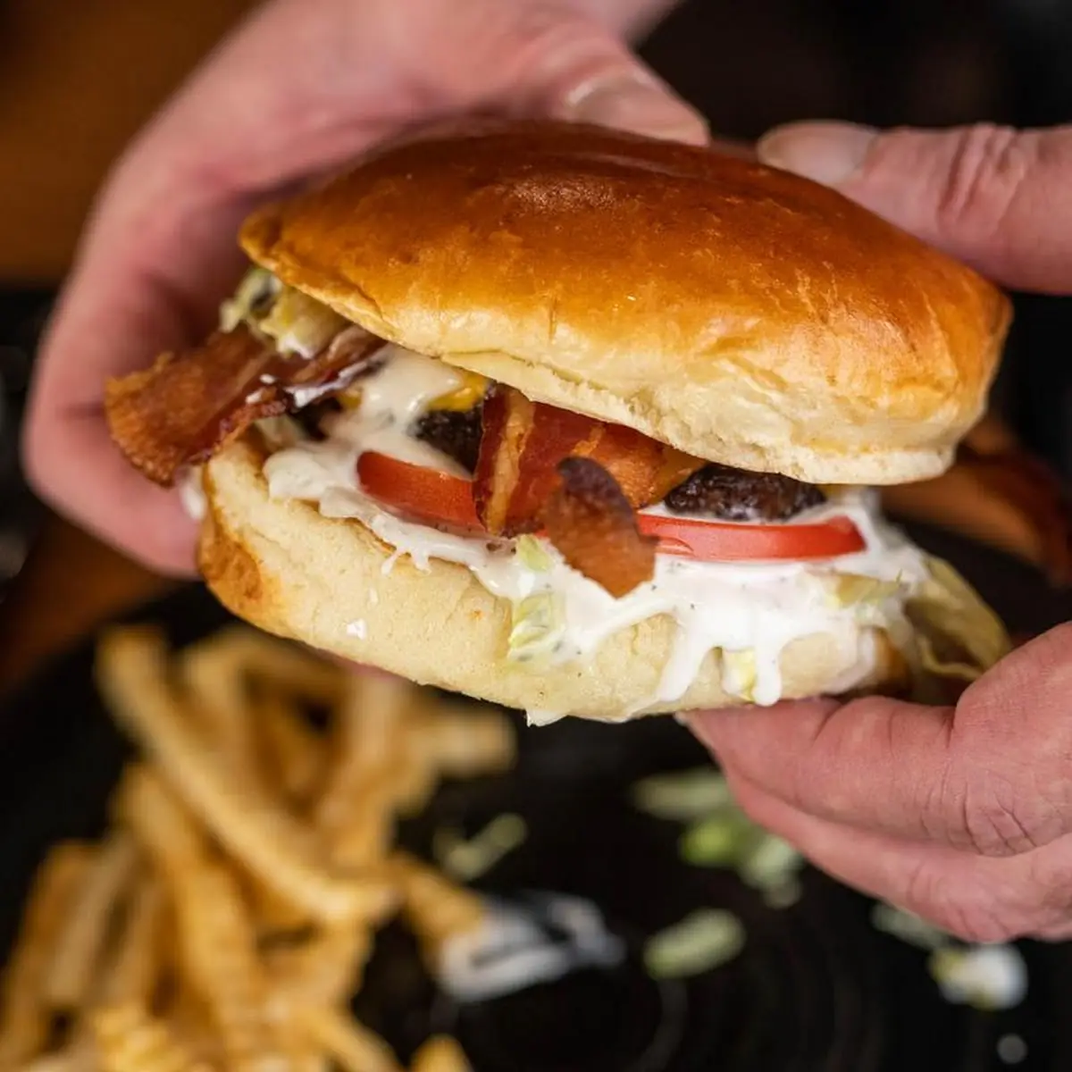Bacon Ranch Cheeseburger