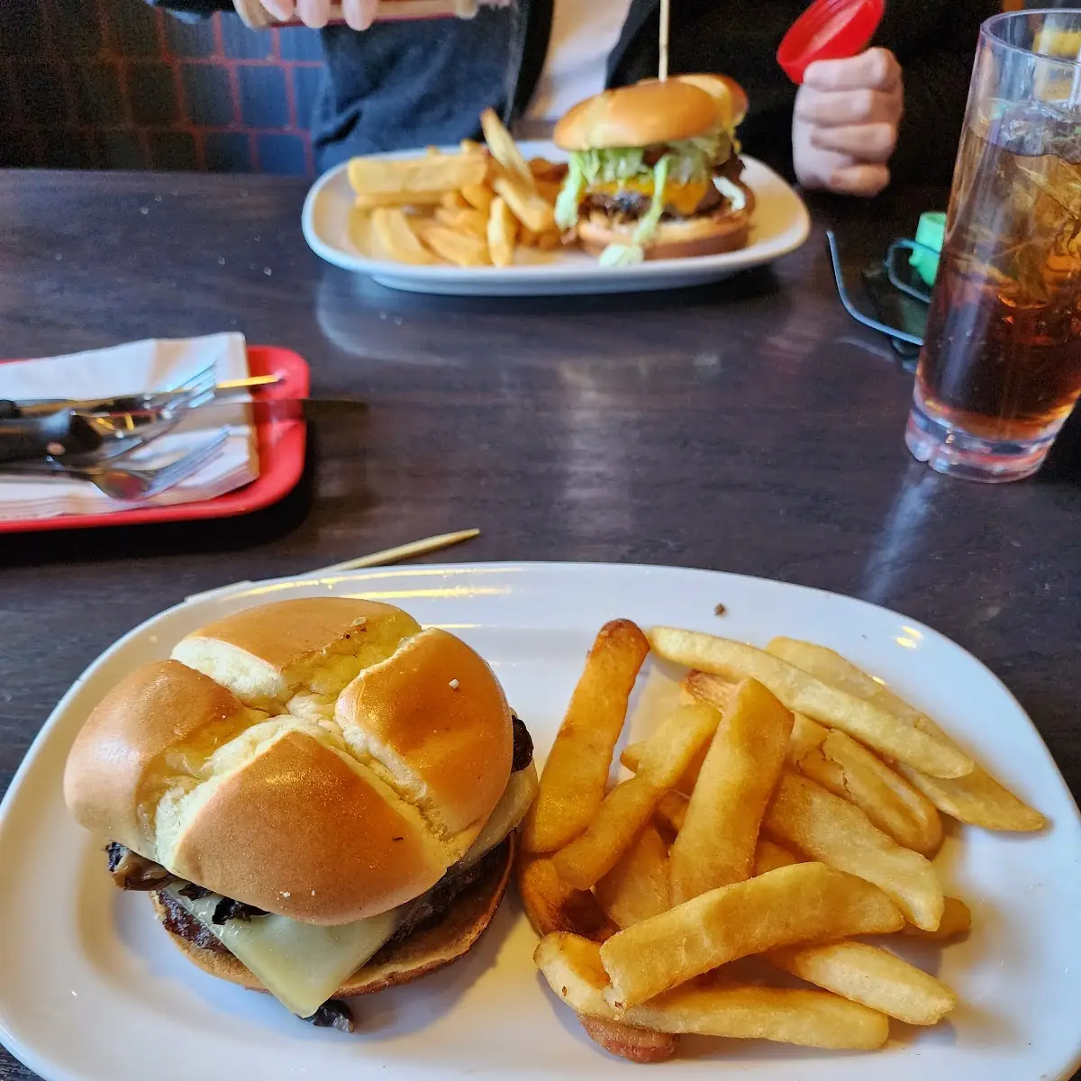 Mushroom Swiss Burger