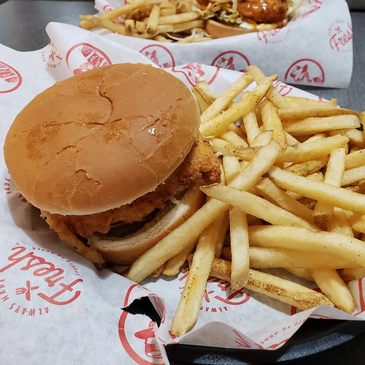 Crispy Ranch Chicken Burger